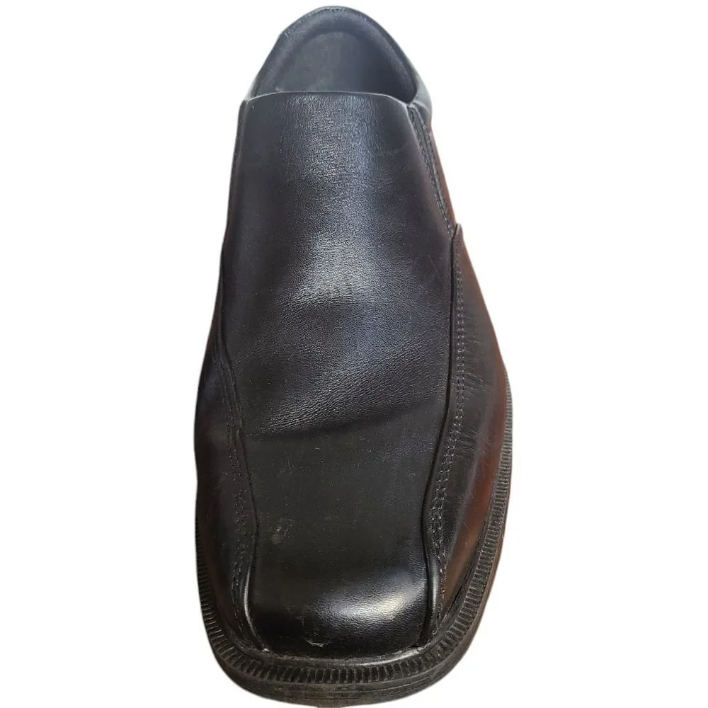 Nunn Bush Shoes Comfort‎ Gel Slip-ons Black Leather Men's Size 9
